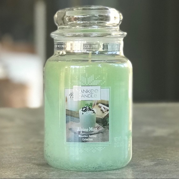 Yankee Candle Alpine Mint Large 22 oz. Jar, New